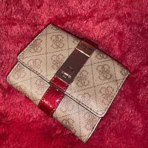 Guess Asher Logo Trifold Wallet